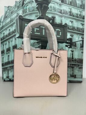 Michael Kors 35S1GM9M2L Mercer Medium Leather 2-Way Satchel Crossbody